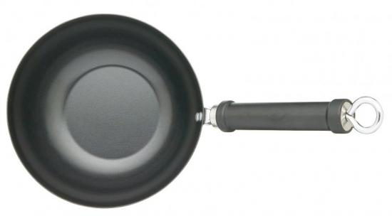 p o carbon steel non-stick wok 20cm (8