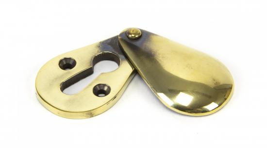 Aged Brass Plain Escutcheon