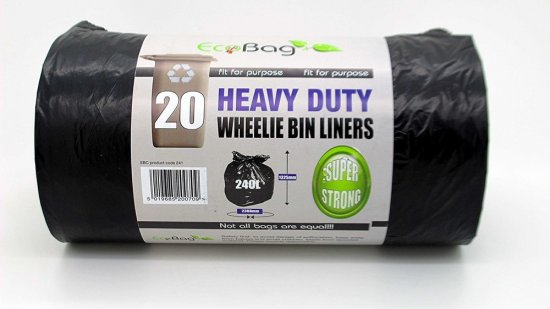 EcoBag  20 wheelie bin bags 240lt