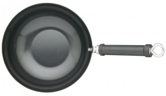 KitchenCraft World of Flavours Oriental CrbnStl NS Wok 26.5cm