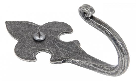 Pewter Fleur-De-Lys Coat Hook