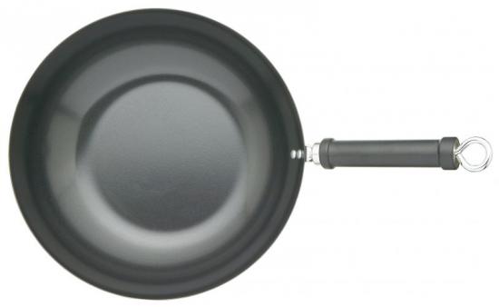 KitchenCraft World of Flavours Oriental CrbnStl NS Wok 30cm/12