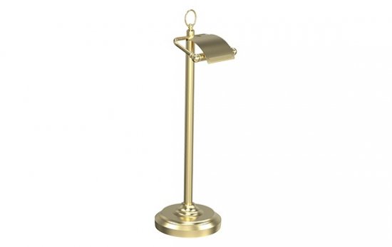 Miller Classic Paper Roll Holder - Brushed Brass