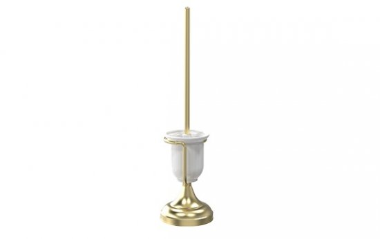 Miller Classic Toilet Brush Holder - Brushed Brass