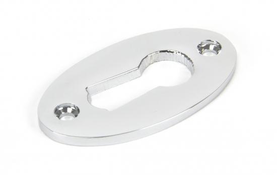 Polished Chrome Oval Escutcheon