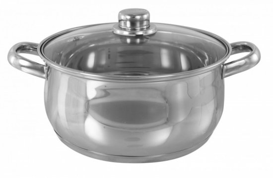 Buckingham Deep Casserole Dish With Glass Lid - 24cm