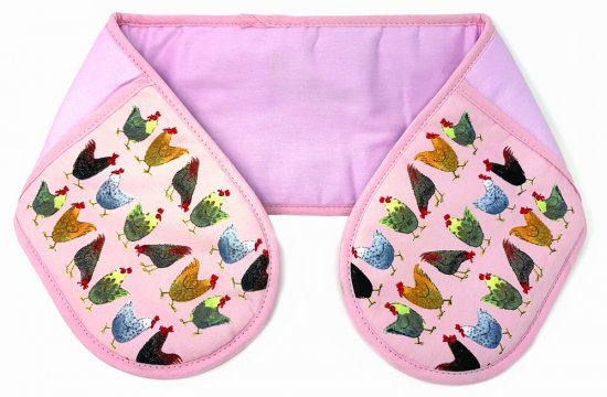 Alex Clark Double Oven Gloves - Chickens