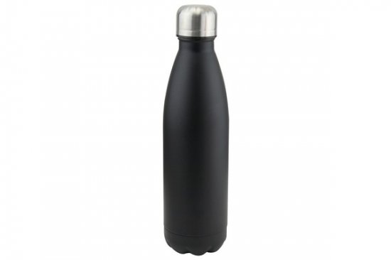 Apollo Housewares Stainless Steel Water Bottle 500ml - Black