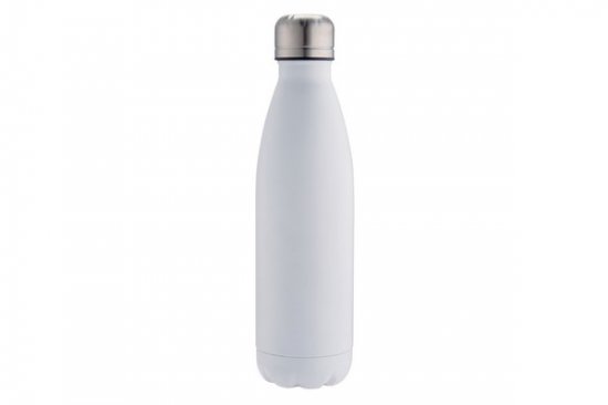 Apollo Housewares Stainless Steel Water Bottle 500ml - White