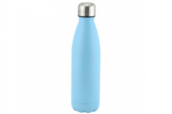 Apollo Housewares Stainless Steel Water Bottle 500ml - Sky Blue