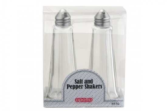 Apollo Glass Salt & Pepper Lighthouse Set