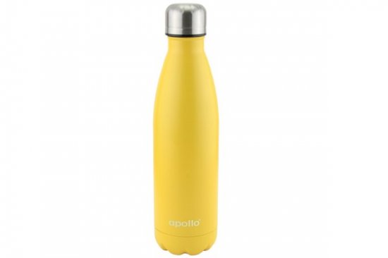 Apollo Double Walled 500ml Yellow Vacuum Flask