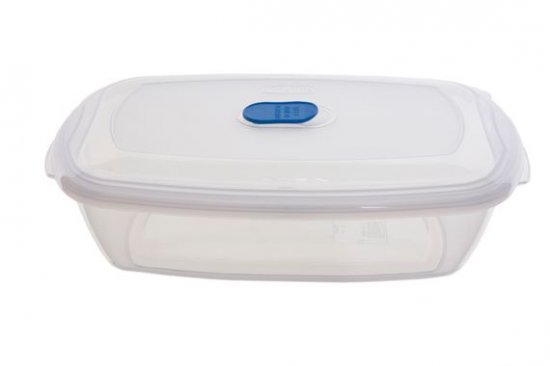 Whitefurze Rectangular Freezer/ Microwave Storage 0.4L