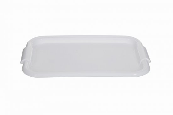 Whitefurze 41cm Rectangular Tray - White