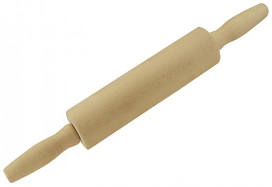 Apollo Housewares Beech Rolling Pin Revolving 45cm