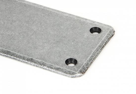 Pewter 1800mm Plain Fingerplate