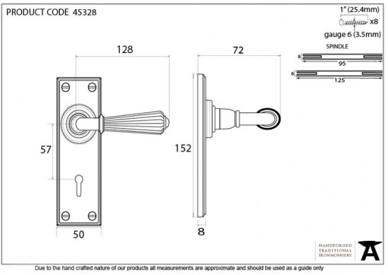 Aged Bronze Hinton Lever Lock Set