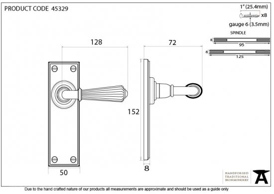 Aged Bronze Hinton Lever Latch Set