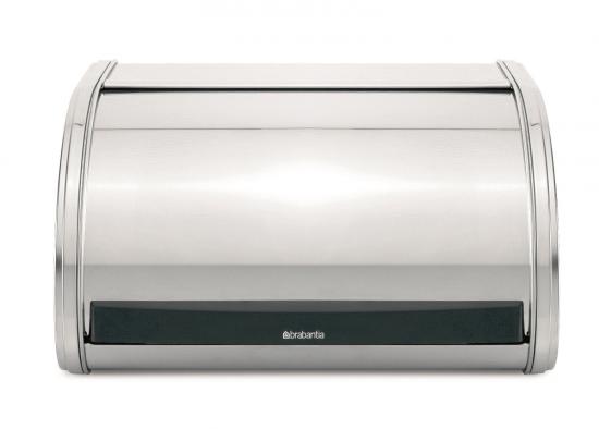 Brabantia Roll Top Bread Bin Medium in Brilliant Steel