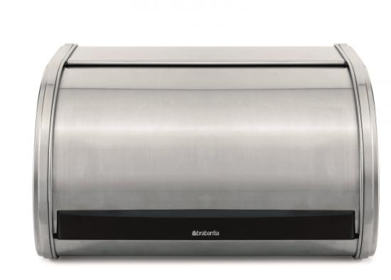 Brabantia Roll Top Bread Bin Medium in Matt Steel