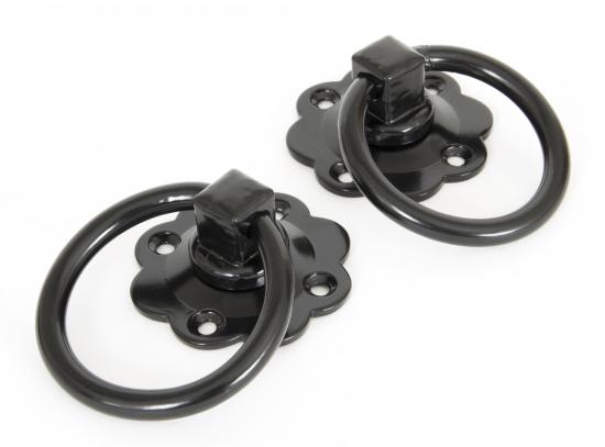 Black Ring Turn Handle Set