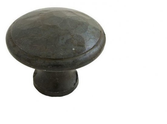 Beeswax Hammered Cabinet Knob - Medium