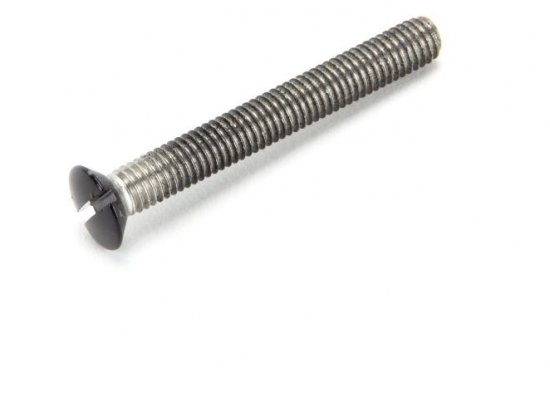 Black SS M5 x 40mm Male Screw