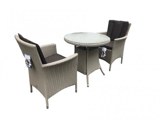 Pagoda Portofino Rattan 2 Cushion Seat Set