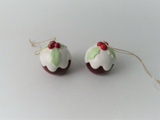 Giftware Trading Christmas Pudding Tree Decoration