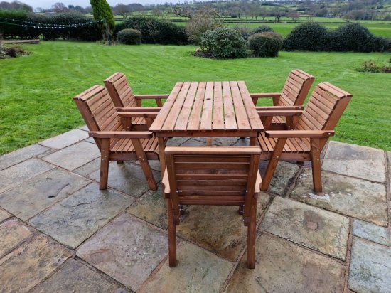 Churnet Valley - Valley Range 5 Seater Dining Set