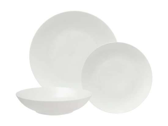 Maxwell & Williams White Basics Tribec Coupe Dinner Set 12 Piece