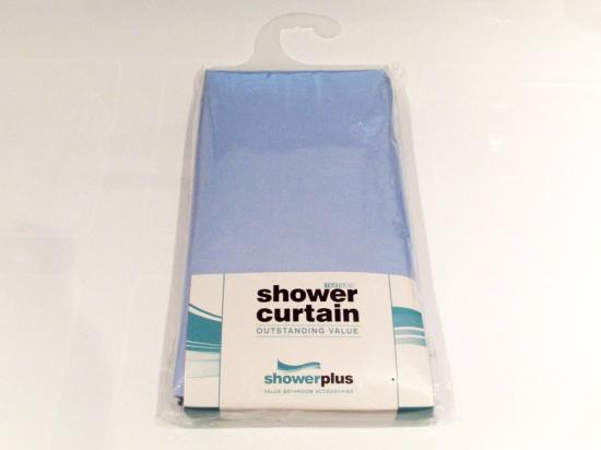 Showerdrape Showerplus Blue Shower Curtain 180x180