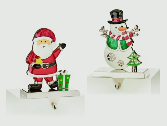 Premier Decorations Christmas Character Stocking Hanger 17cm- Assorted