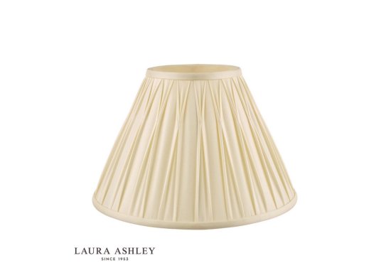 Laura Ashley Fenn Silk Empire Drum Shade Ivory 25cm/10 inch