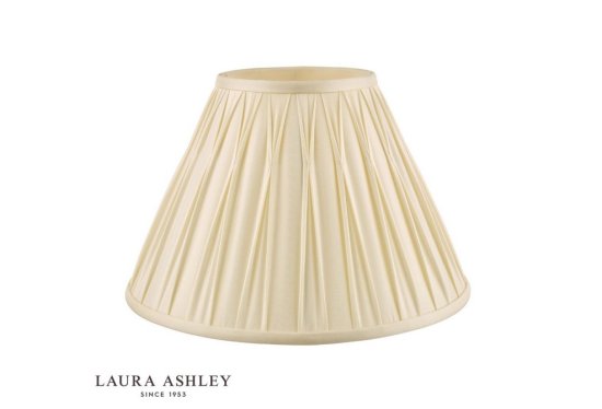Laura Ashley Fenn Silk Empire Drum Shade Ivory 35cm/14 inch