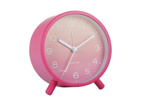 Present Time Karlsson's Alarm Clock Gradient Pink