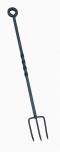 Manor Reproductions Eye Toast Fork - Black