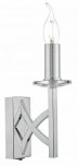 Dar Lyon Single Wall Bracket Polished Chrome/Crystal