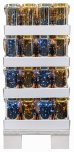 Premier Decorations Glass Jar with 15 Warm White LED 20cm - Assorted