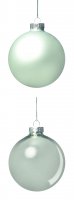 Premier Decorations Glass Bauble 60mm Silver - Assorted