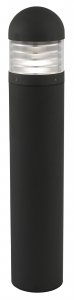 Searchlight Bronx-Bollards & Post Lamps-Outdoor Black Bollard 90Cm Aluminium