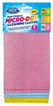 DLUX Multi-Purpose Micro-Dot Cleaning Cloths (Pack of 6)