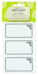 Home Made Self-Adhesive Jam Jar Labels Monochrome (Pack of 20)