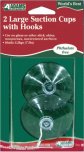Adams Large Suction Cups with Hooks (Pack of 2)