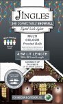 Jingles 240 Connectable LED Snowfall Icicle Lights - M/C