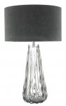Dar Vezzano Table Lamp Smoked Glass (Base Only)