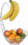 Buckingham Chrome Banana Tree Fruit Basket