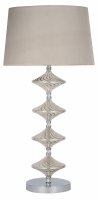 Pacific Lifestyle Gabby Metal and Lustre Glass Table Lamp